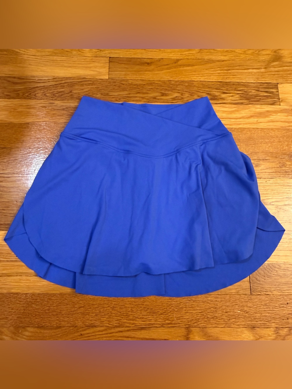 Halara Everyday SoftlyZero Airy Crossover 2-in-1 Mini Tennis Skirt Blue - Small